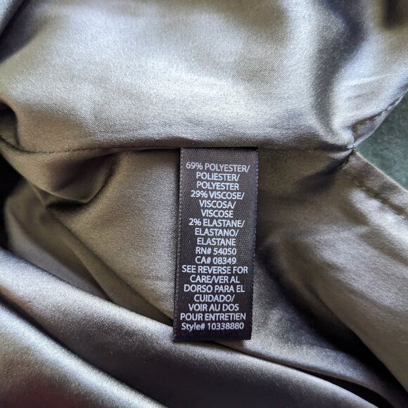 Rachel Roy Green Striped Dress Size 8 Sleeveless Lined Career Workwear Business - Picture 12 of 13